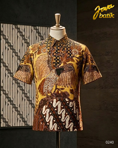 Hem Sutra Kuning Tulis Elang Parang TA015