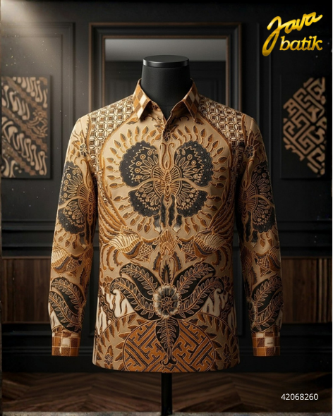 Kemeja Sutra Prada Burung BA082B