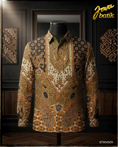 Kemeja Sutra Prada Burung BA082C