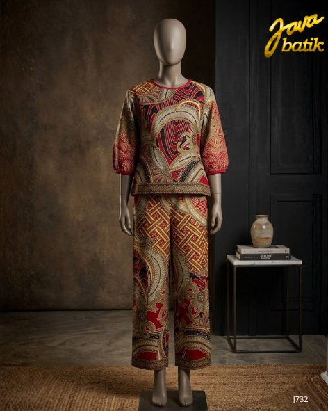 Setelan Atasan + Celana Kulot J732